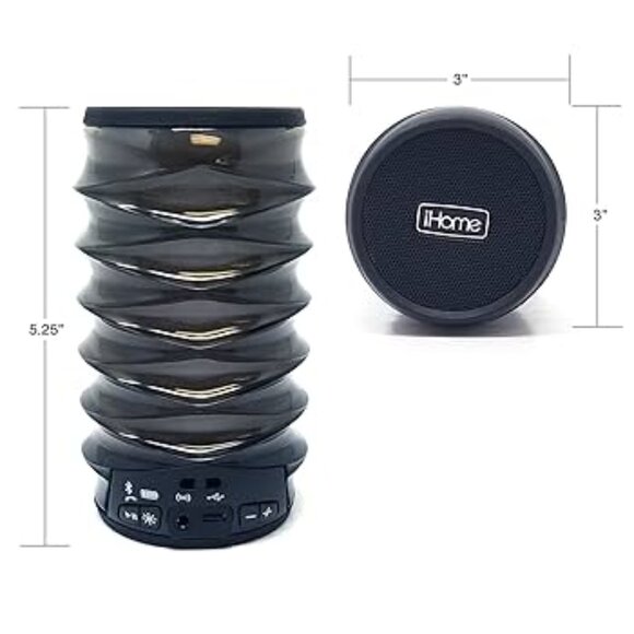 iHome Bluetooth Speaker Bundle – iBT76 + iBT68 Light-Up Speakers - Picture 3 of 7